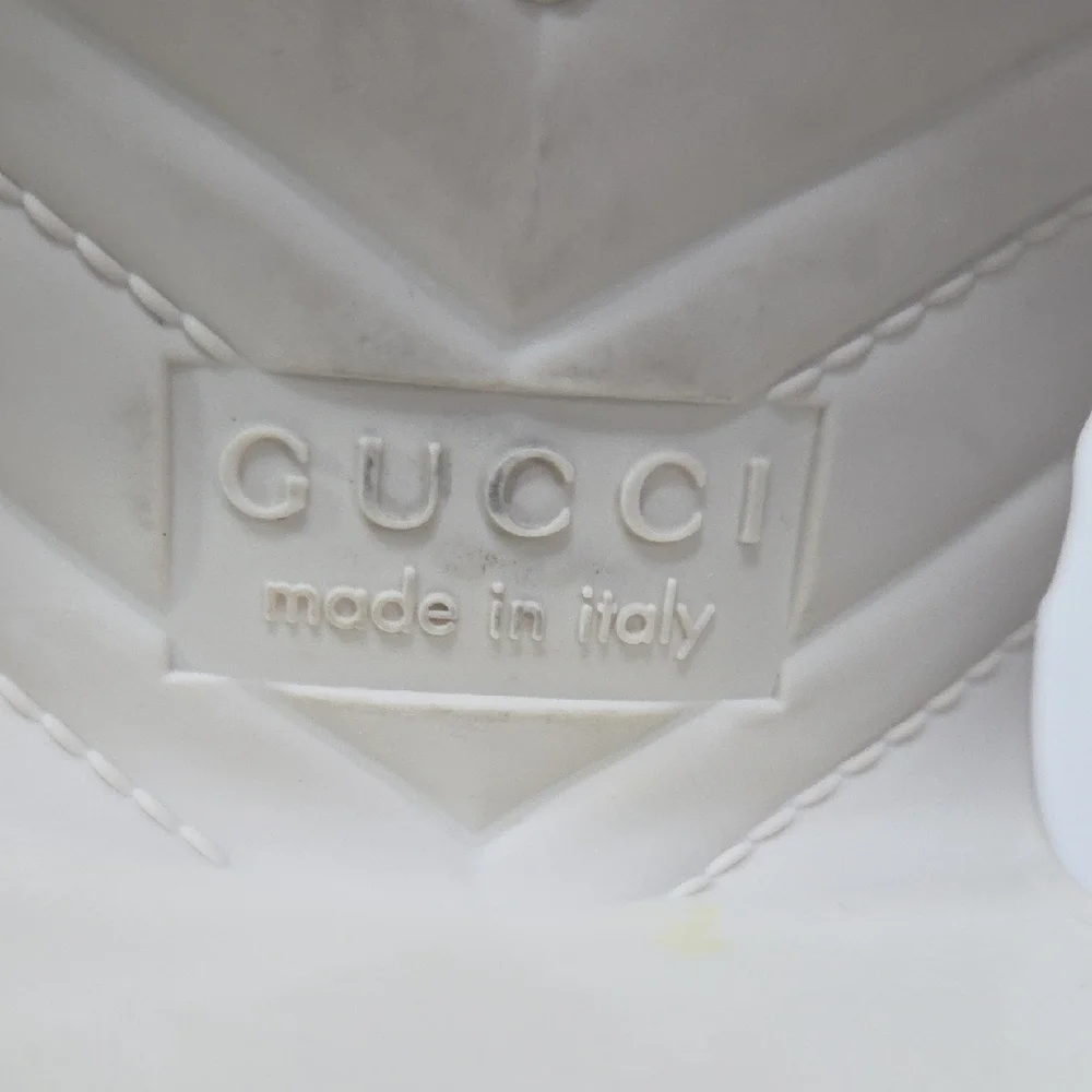 Gucci Women's Cream Mules Sz37 Might Fit Sz4 Gentle Used With No Box - Picture 12 of 16